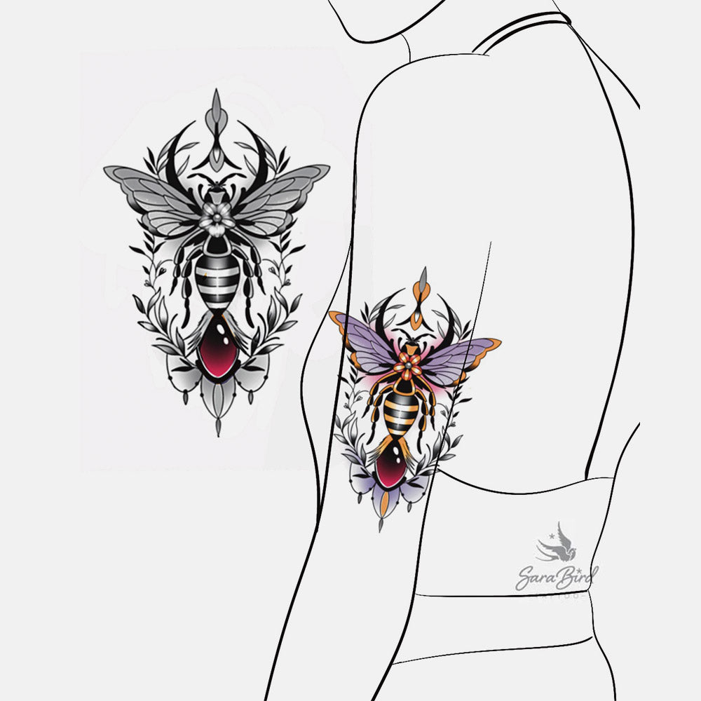 Sara - Abeja con Cristal y Adornos