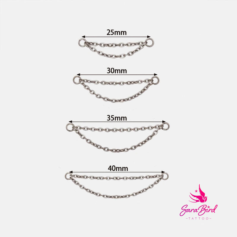Cadenas de Titanio Complementables a Piercings - Varios tamaños