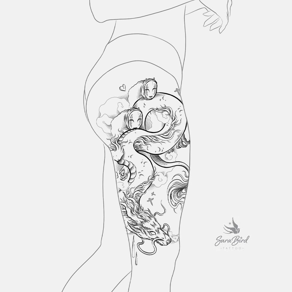 Ema Tats - Tatuaje exclusivo de Haku