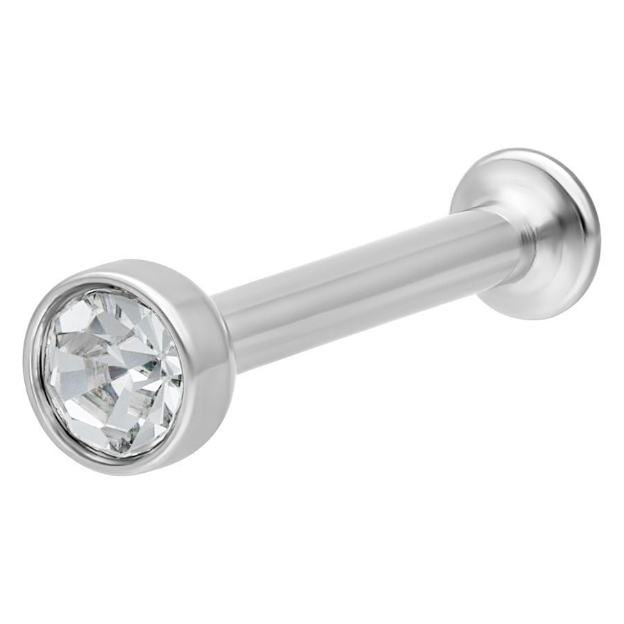 Mini Labret em Titânio para piercing triplo