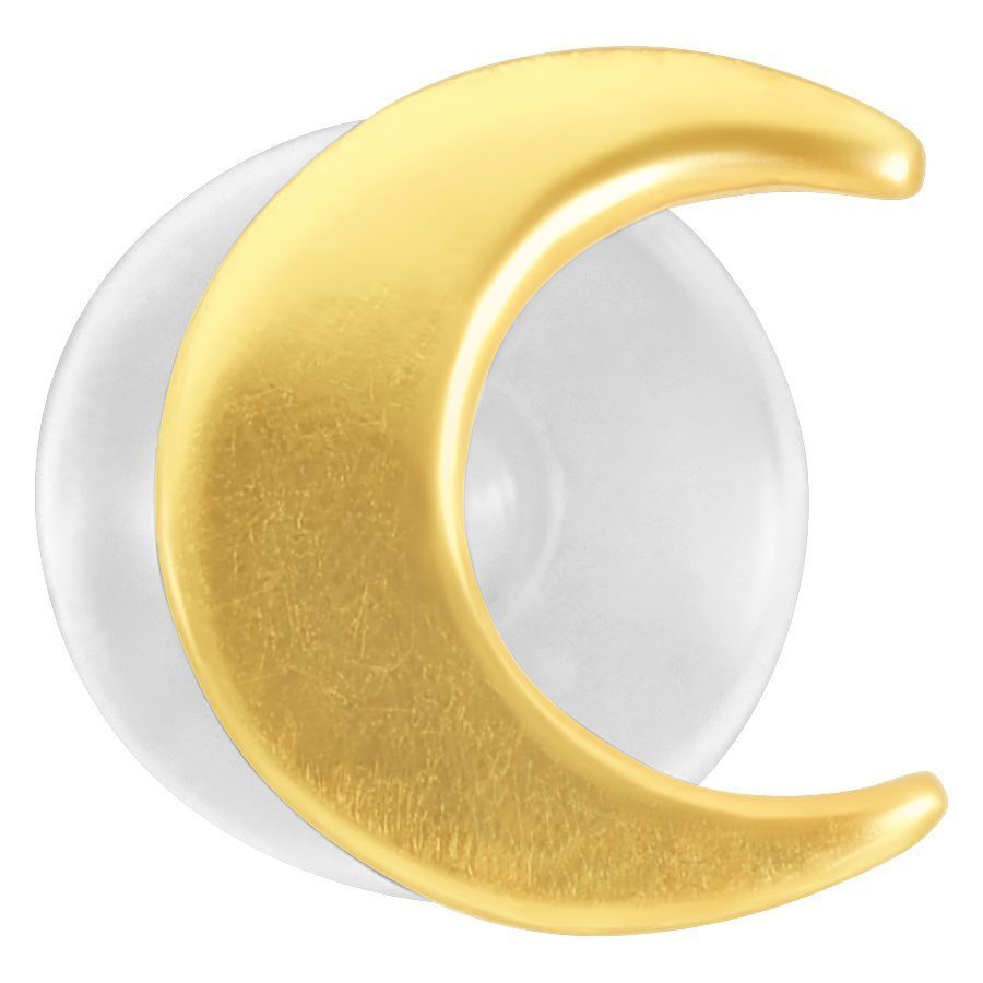 Labret Com formato de Lua com encaixe Push-Fit