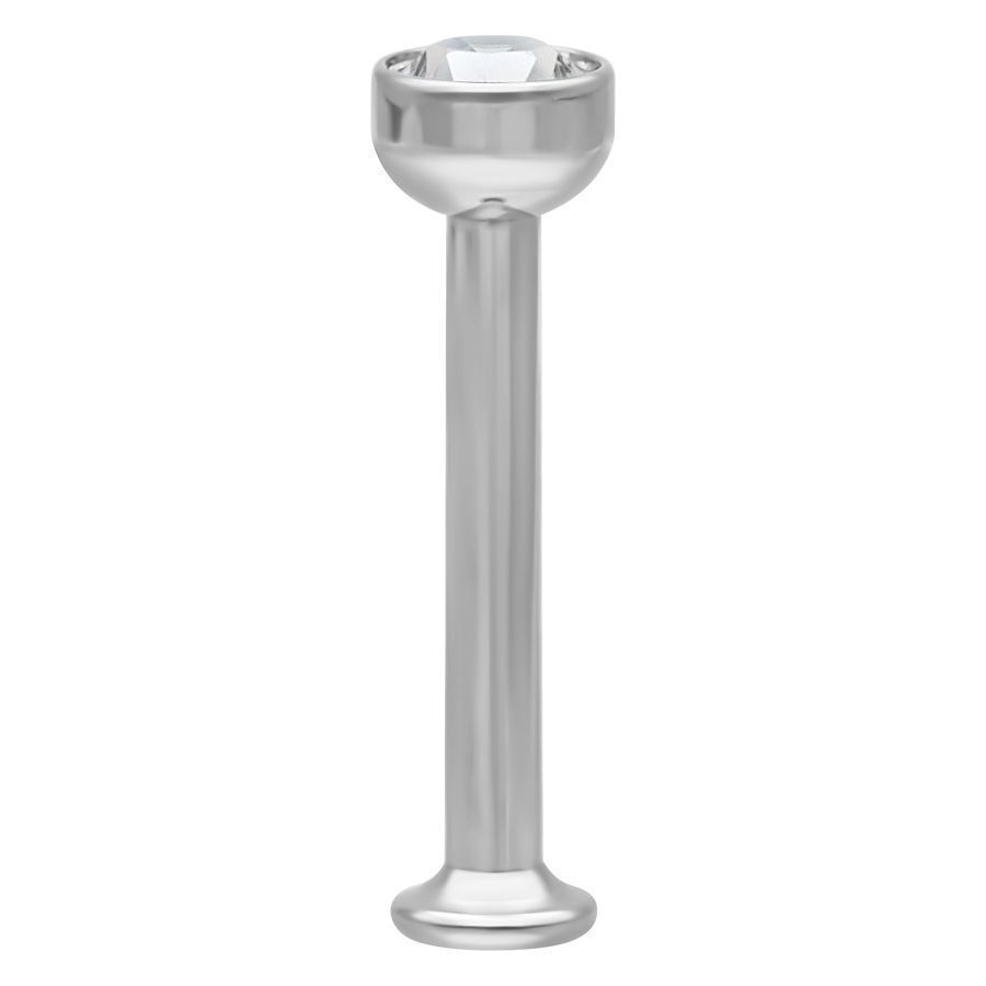 Mini Labret em Titânio para piercing triplo
