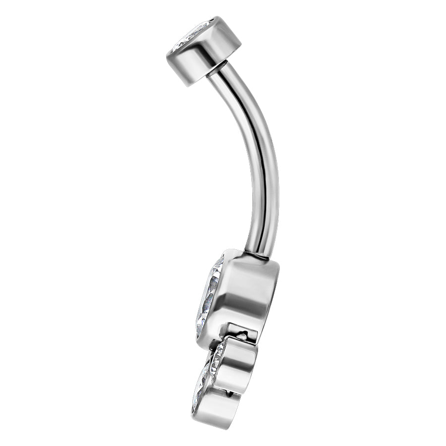 Bananabell Diana Titanium Belly Button Jewelry
