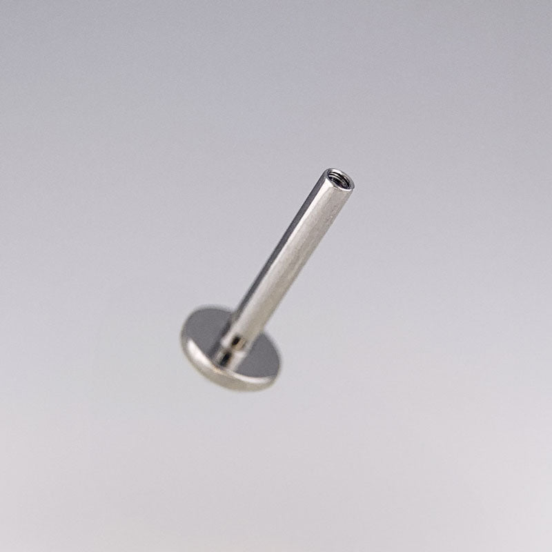 Labret de Titanio 1,2 mm (16g) Con Rosca Interna. Muchos tamaños.