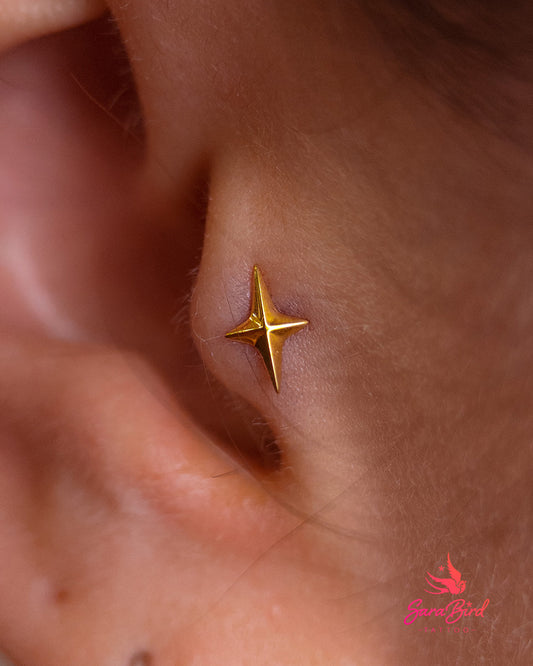 Estrela | Topo de Titânio Zenith PVD Gold