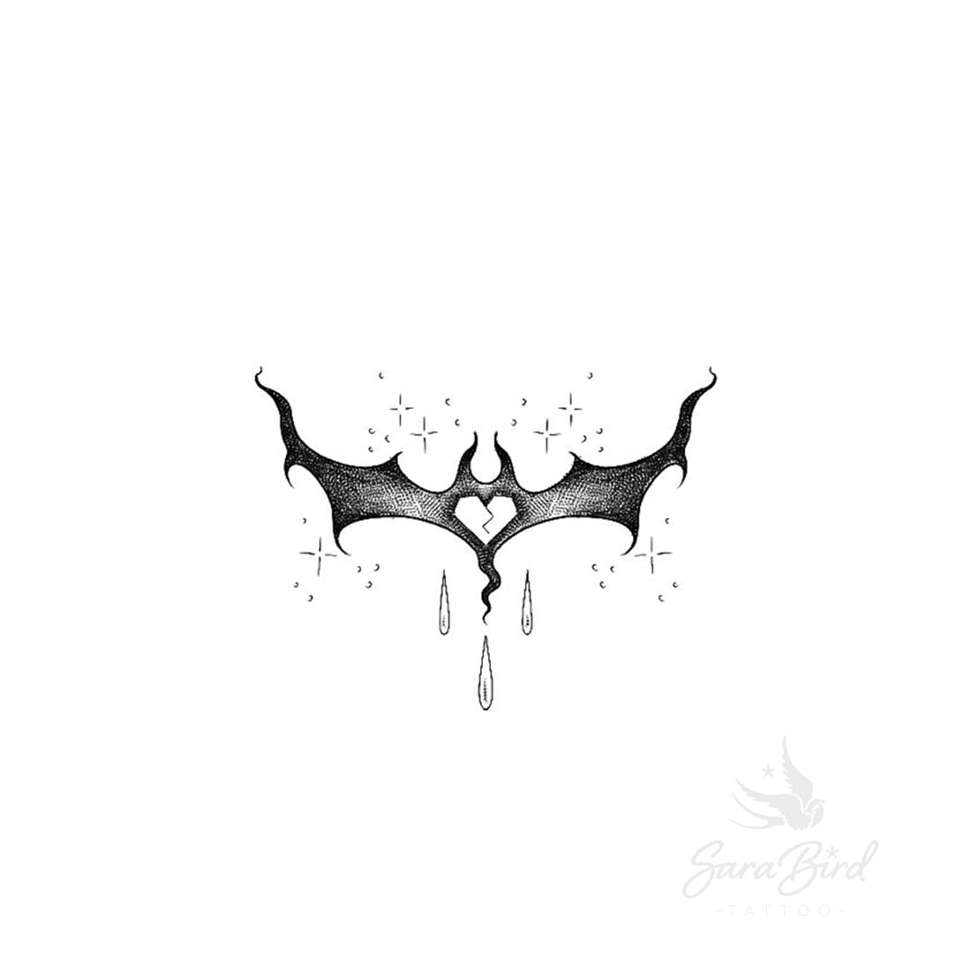 Flashes Halloween em tons de preto - Ema Tats