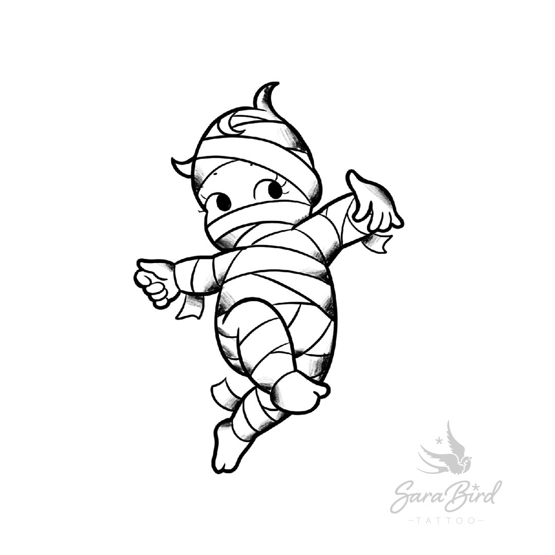 Flashes Halloween - kewpie - Pagu Tattoo