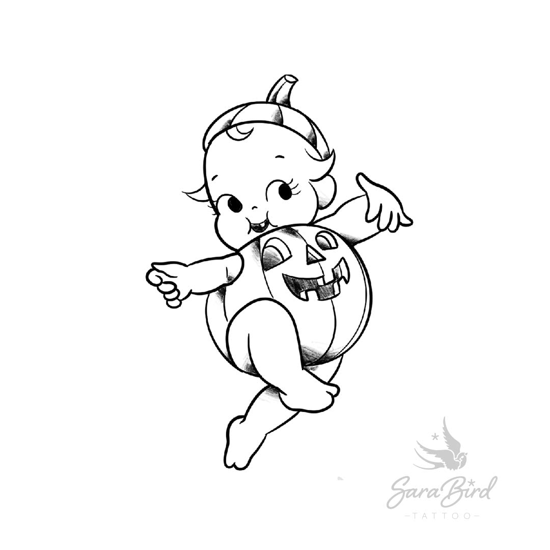 Flashes Halloween - kewpie - Pagu Tattoo
