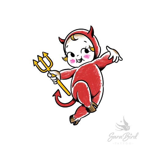 Flashes Halloween - kewpie - Pagu Tattoo