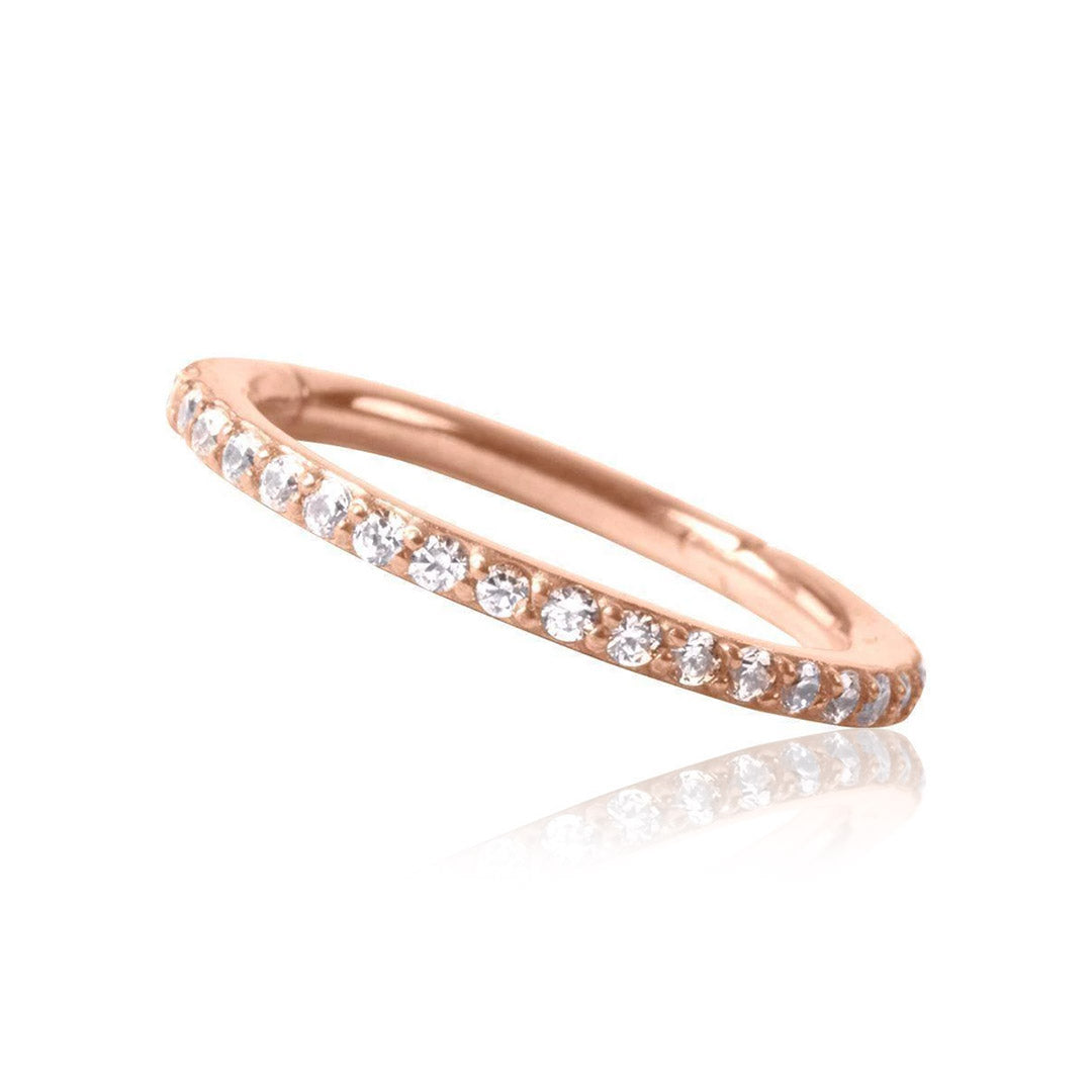 Anillo de Titanio con Diamantes Zirconia - Varios Colores