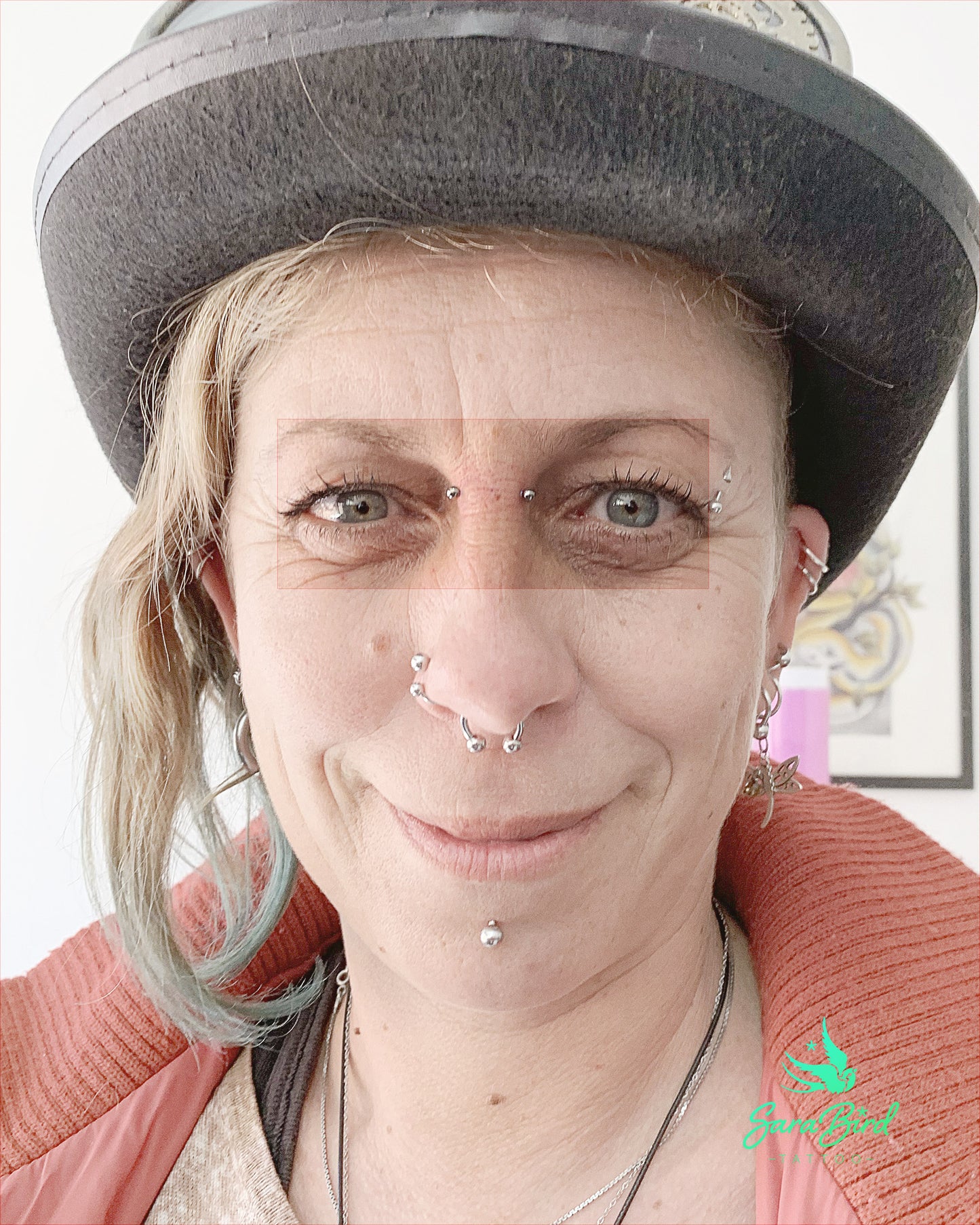Piercing Nariz Com Joia em Titânio
