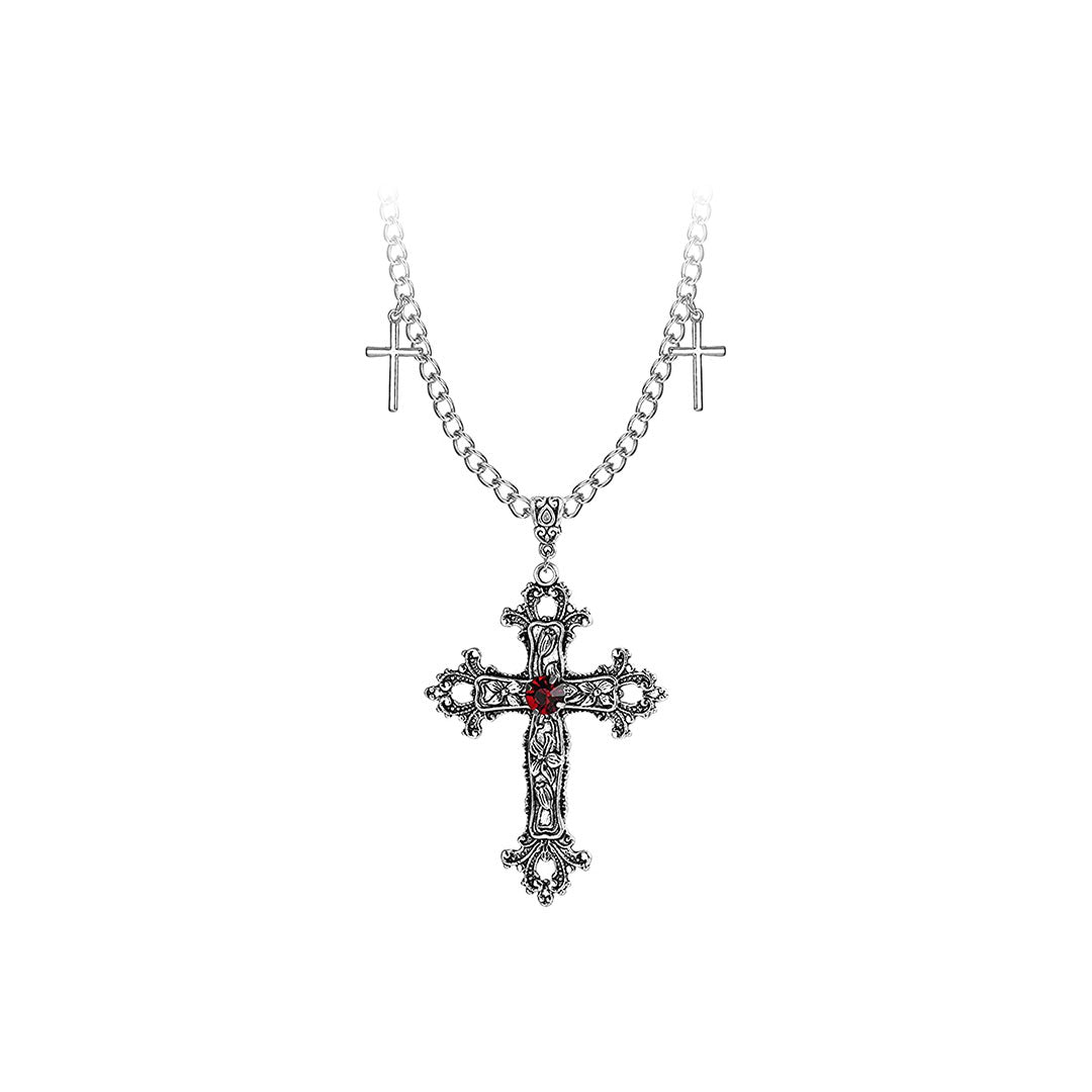 Collar con colgante de crucifijo