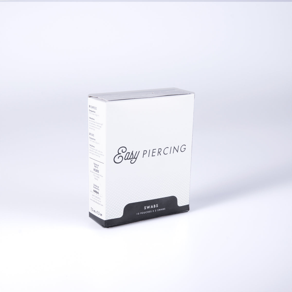 Cuidados - Compressas EasyPiercing 20 Unidades