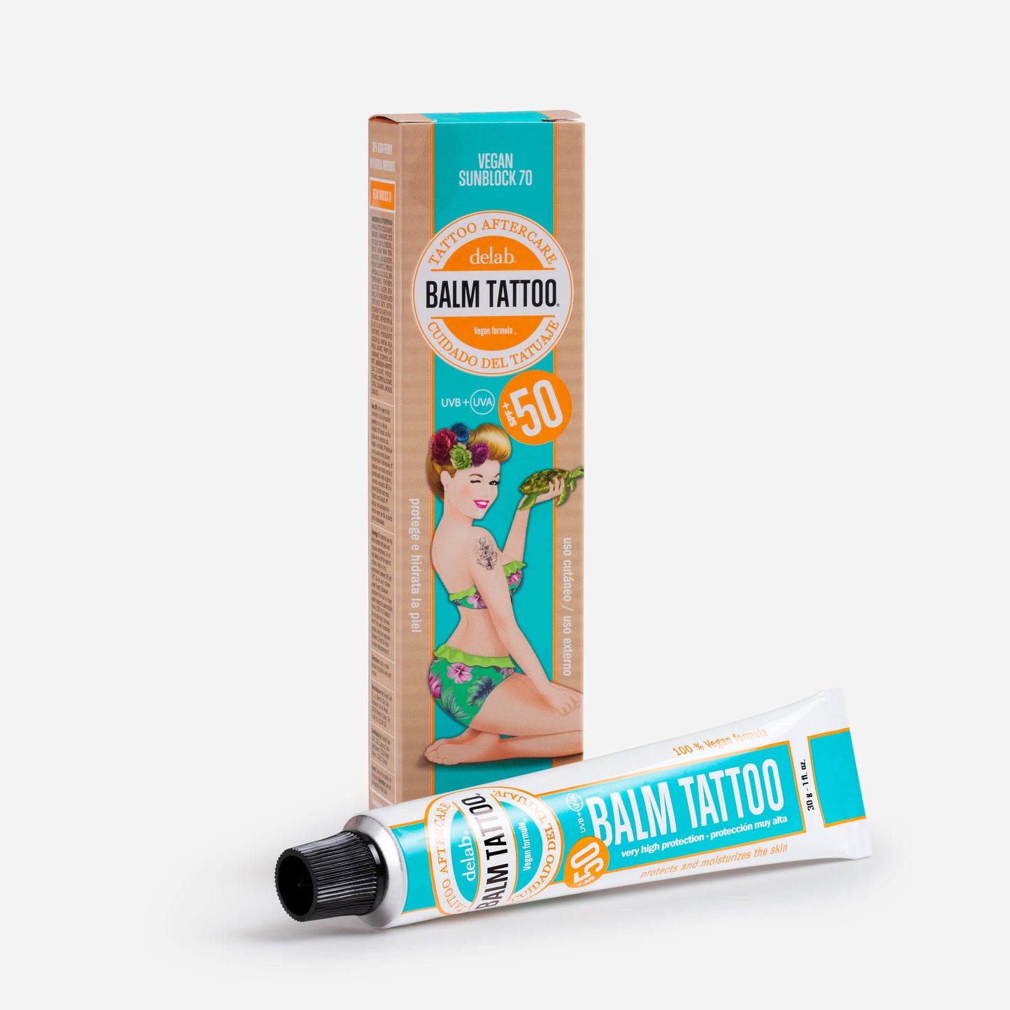 Bálsamo Tattoo Bloqueador Solar Vegano 70+ UVA+UVB