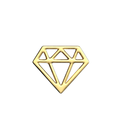 Tooth Gem - Ouro 18k /24k