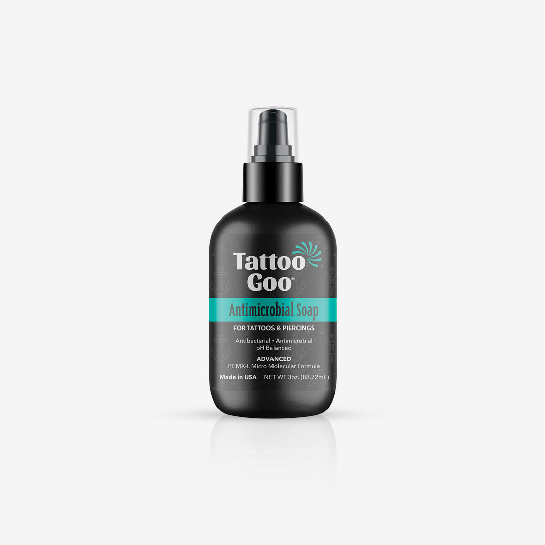 Tattoo Goo Jabón Antimicrobiano - Jabón Limpiador para Piercings y Tatuajes