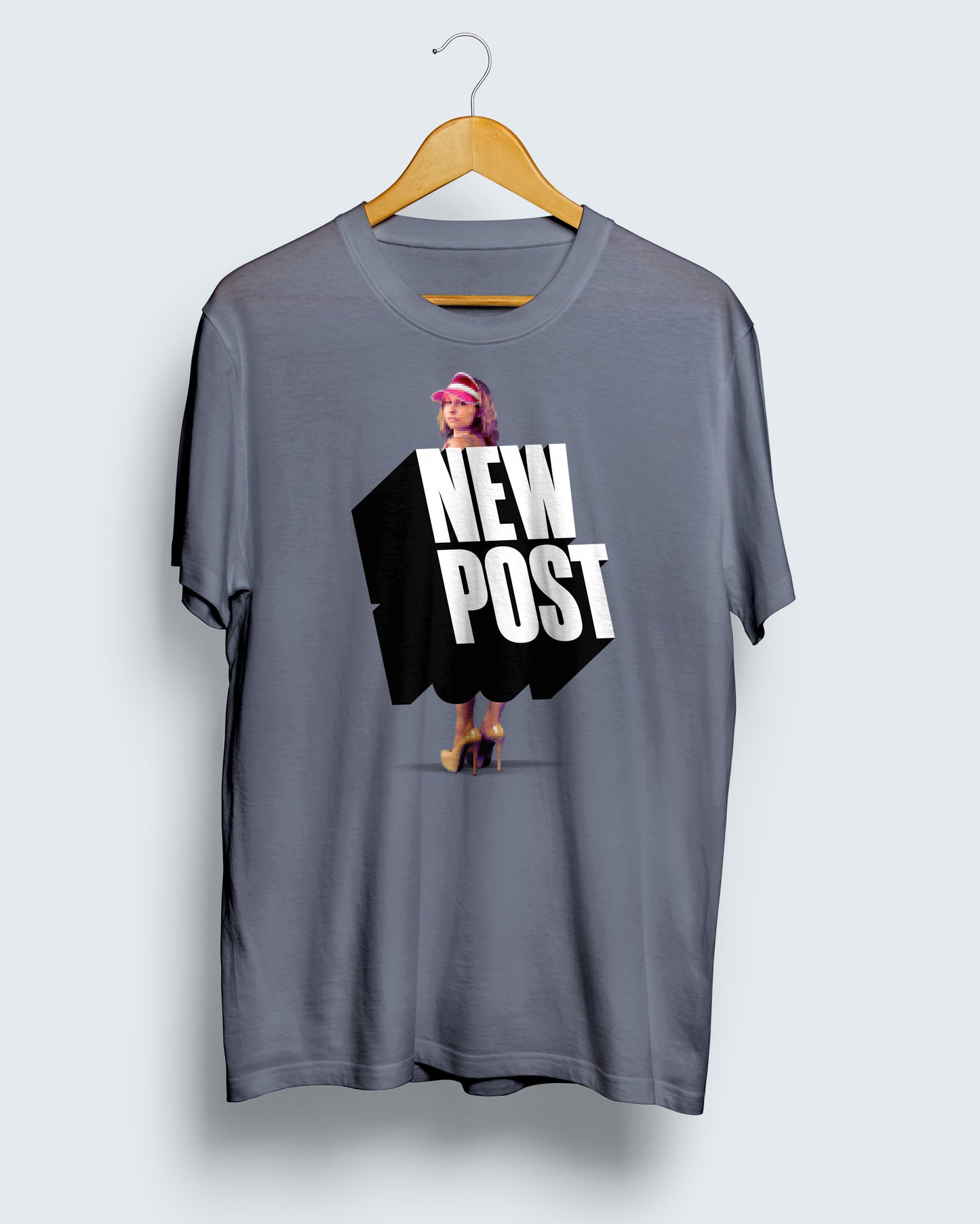 Camiseta manga corta New Post varios colores