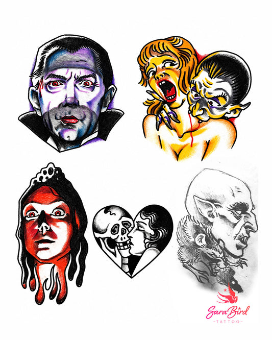 Halloween Flash Tattoos | Pablo