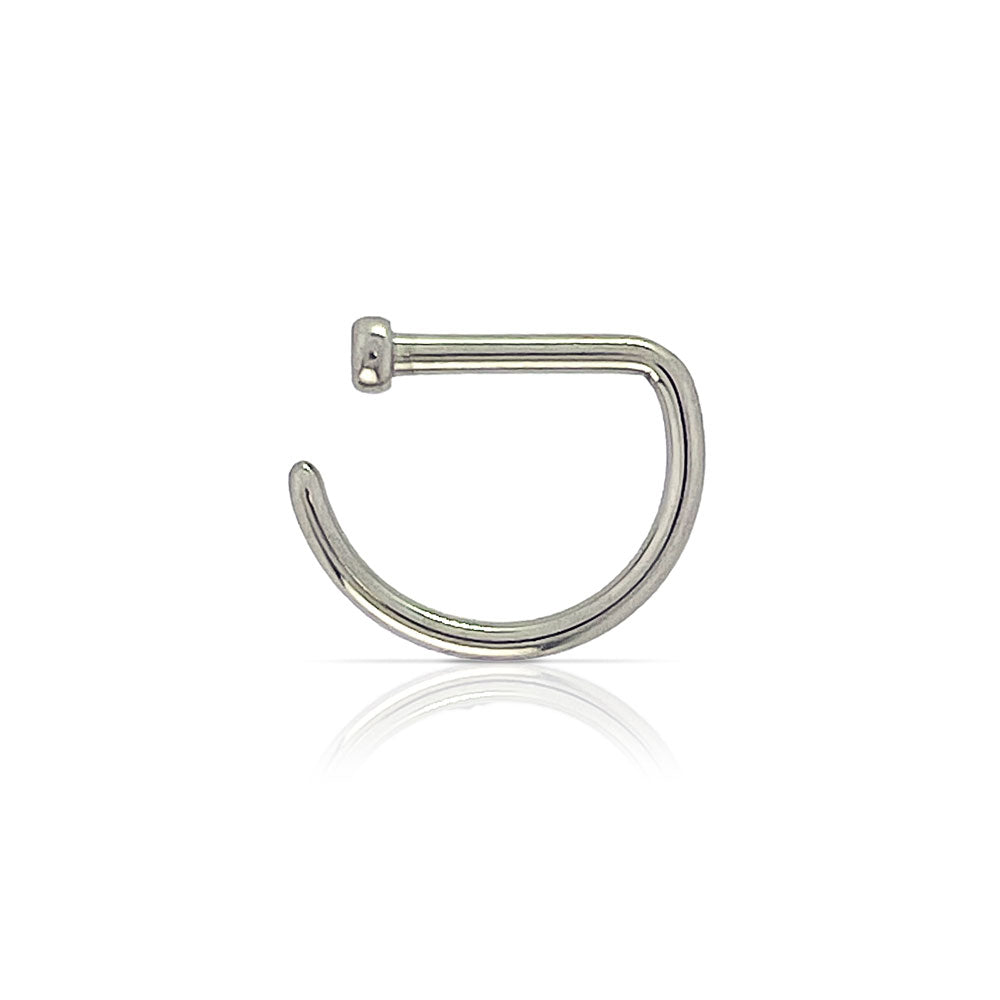 Anillo de titanio con anillo en D (anillo en G)
