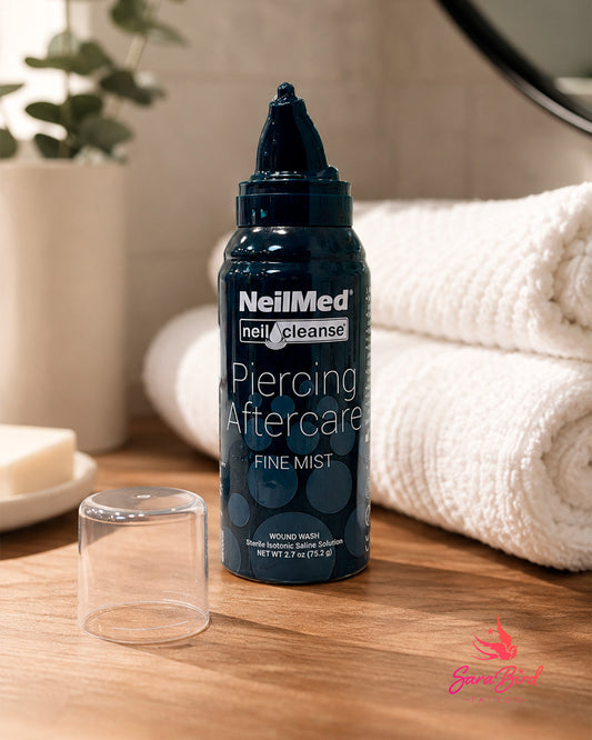 NeilMed Spray Salino Estéril para Piercing, Fine Mist 75 ml
