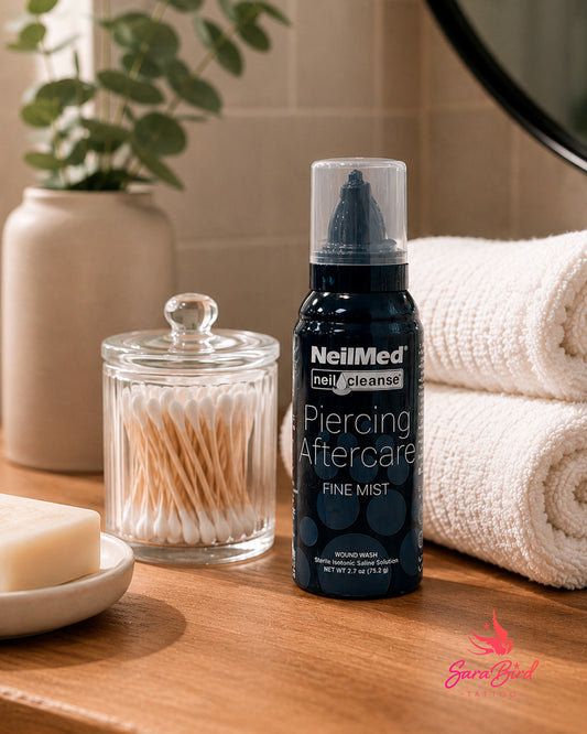 NeilMed Spray Salino Estéril para Piercing, Fine Mist 75 ml