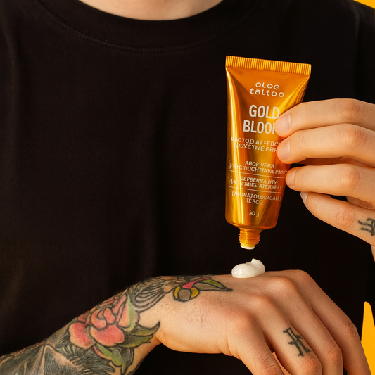 Gold Bloom – New Formula Bioactive Cream 30 g | AloeTattoo