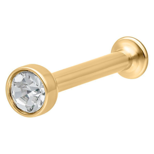 Mini Labret de Titanio para triple piercing