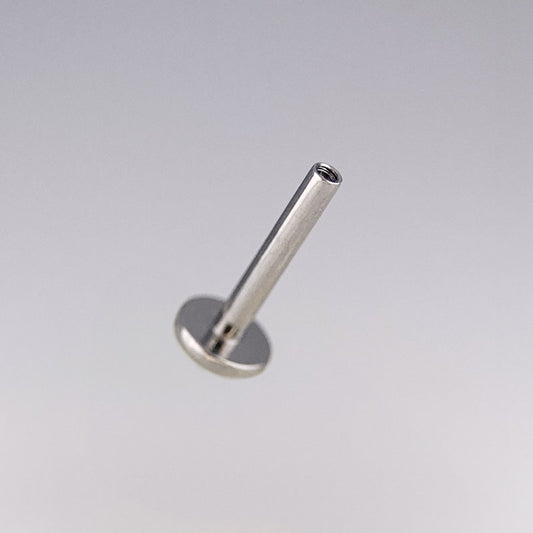 Labret de Titanio 1,2 mm (16g) Con Rosca Interna. Muchos tamaños.