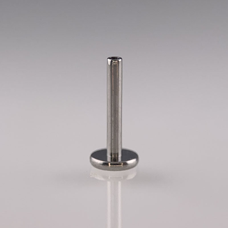 Labret Titânio 1.2 mm (16g) Com Rosca Interna. Vários Tamanhos.
