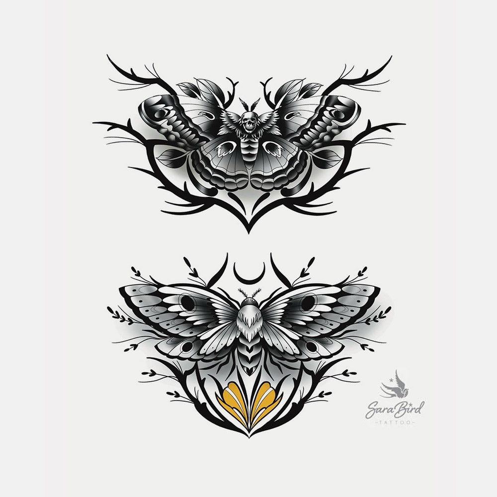 Sara - Acherontia Atropos and Skull Moth 🌿🦋