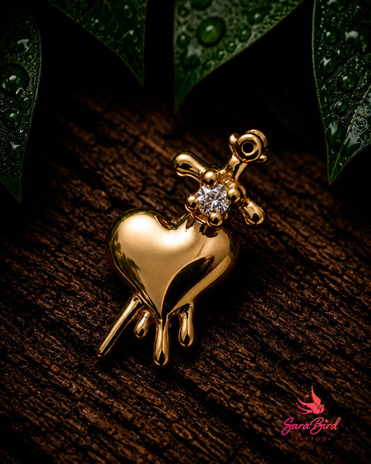 Amor Fatal em Ouro 14k