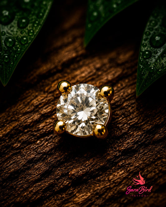Luz Fria em Ouro 14k
