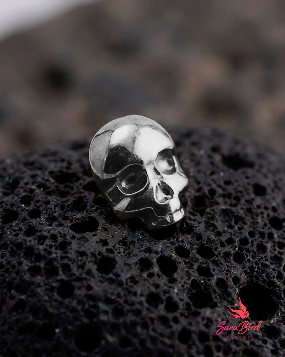Skull | Topo Caveira em Titânio Grau Implante