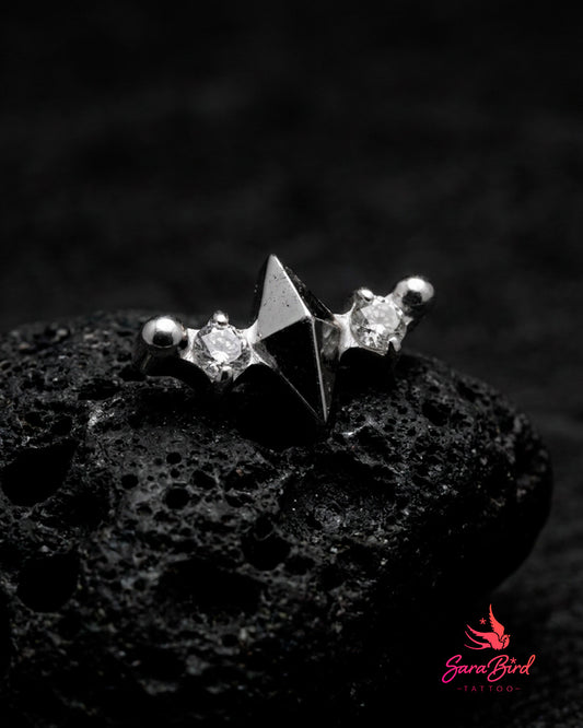 Facet | Topo em Titânio com Zircónias Cúbicas