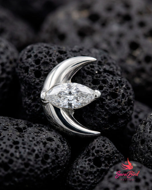 Topo Selene em Titânio com Zircónia