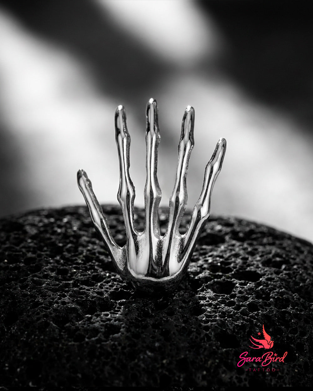 Skeleton Hand | Topo em Titânio ASTM F136