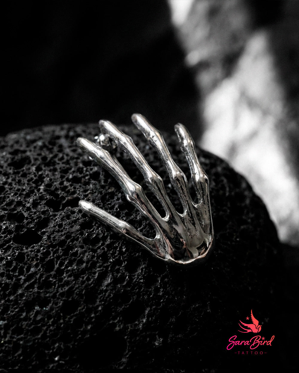 Skeleton Hand | Topo em Titânio ASTM F136