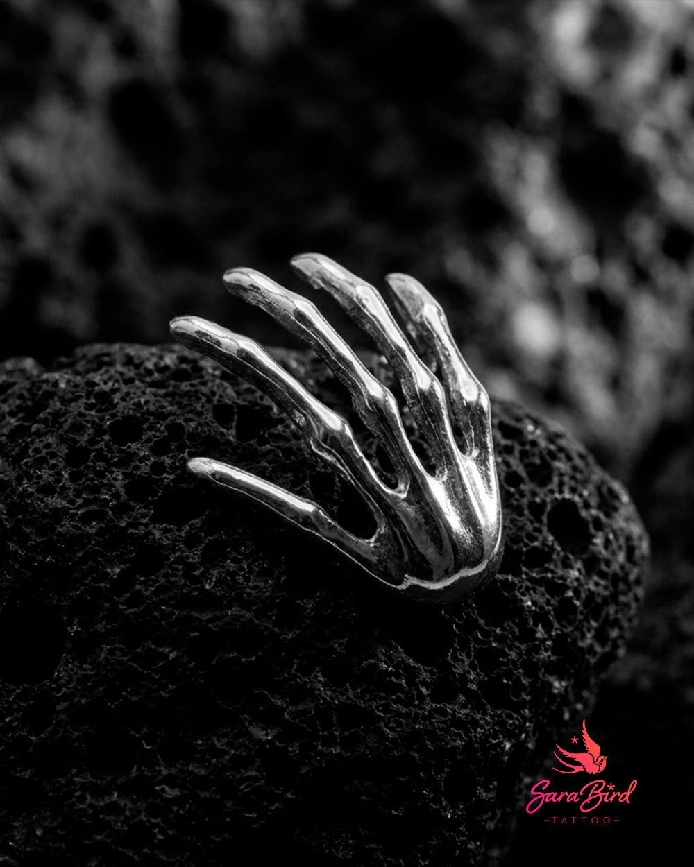 Skeleton Hand | Topo em Titânio ASTM F136