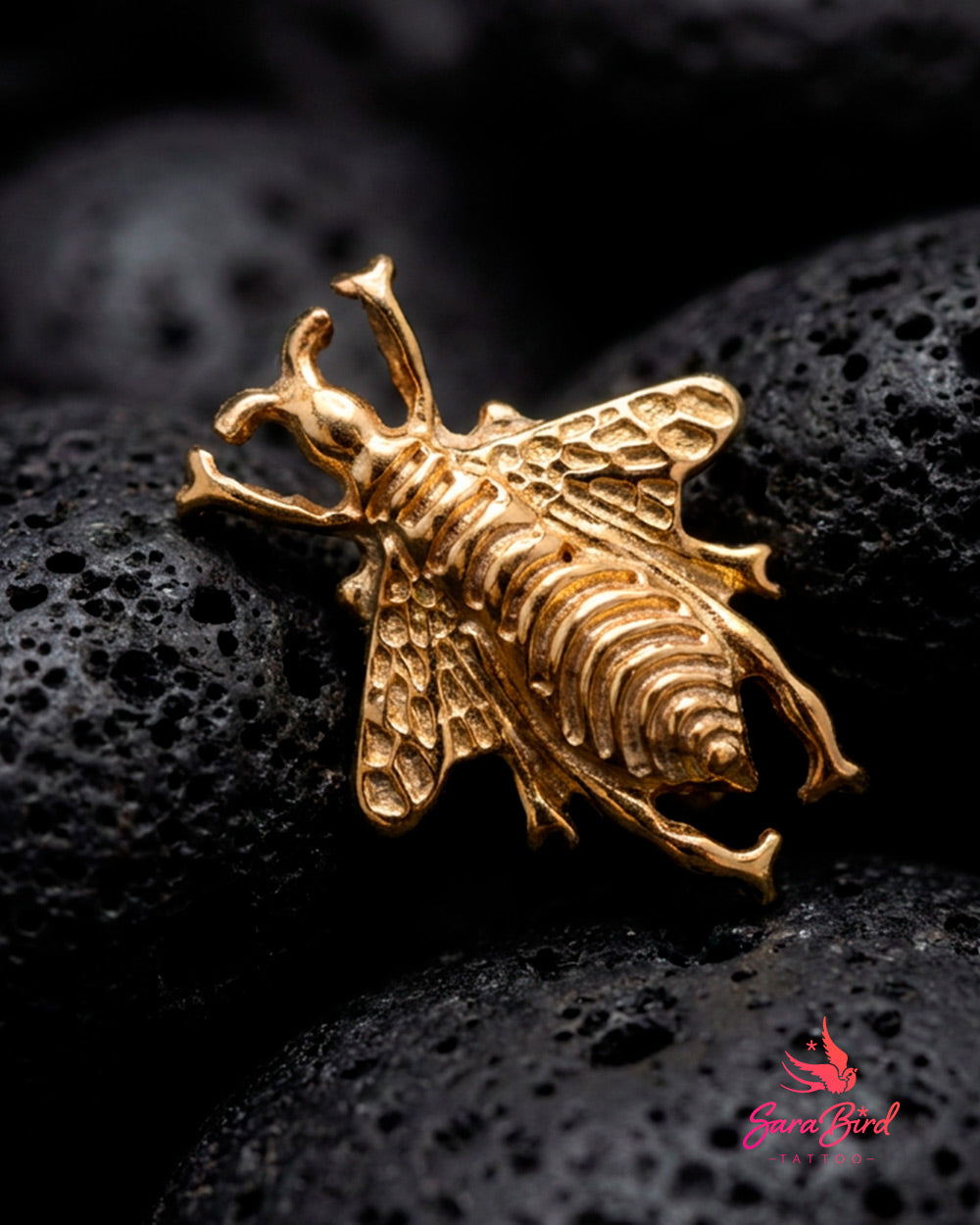 Topo Melis em Titânio PVD Gold