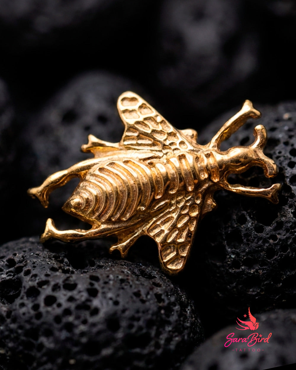 Topo Melis em Titânio PVD Gold