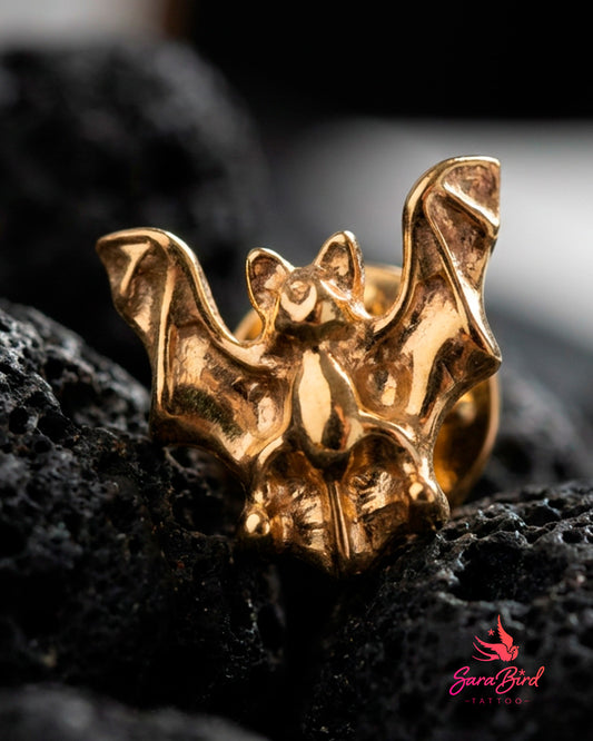Topo Morcego Myotis em Titânio ASTM F-136