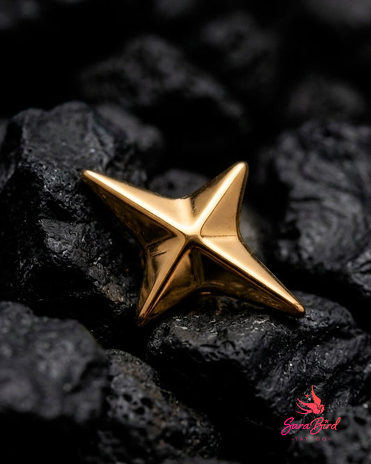 Estrela | Topo de Titânio Zenith PVD Gold