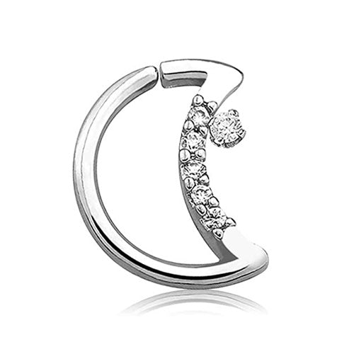Stainless Steel Cartilage Ring with Ornaments