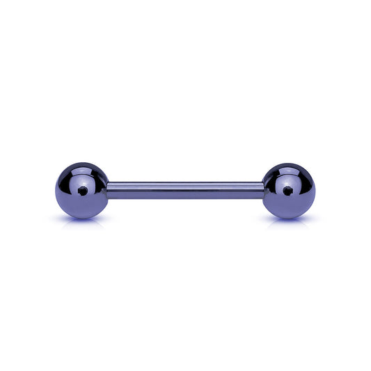 Purple and Dark Purple Titanium Barbell various sizes