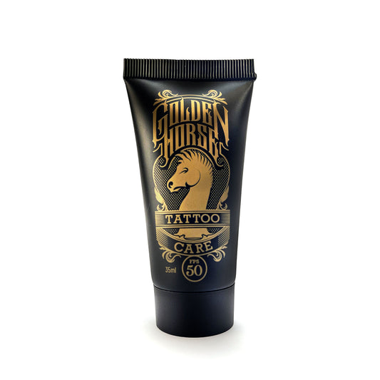 Golden Horse Tattoo Care [FPS 50] - Curación y protección solar