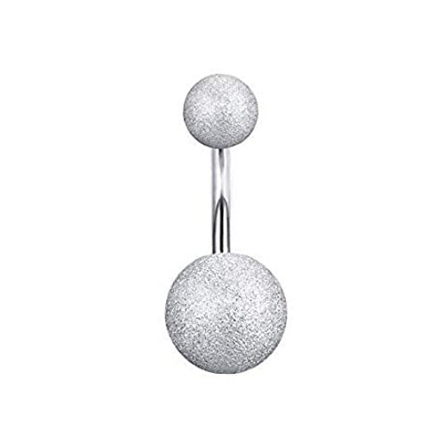 Navel Piercing in Surgical Steel 316L With Glitter