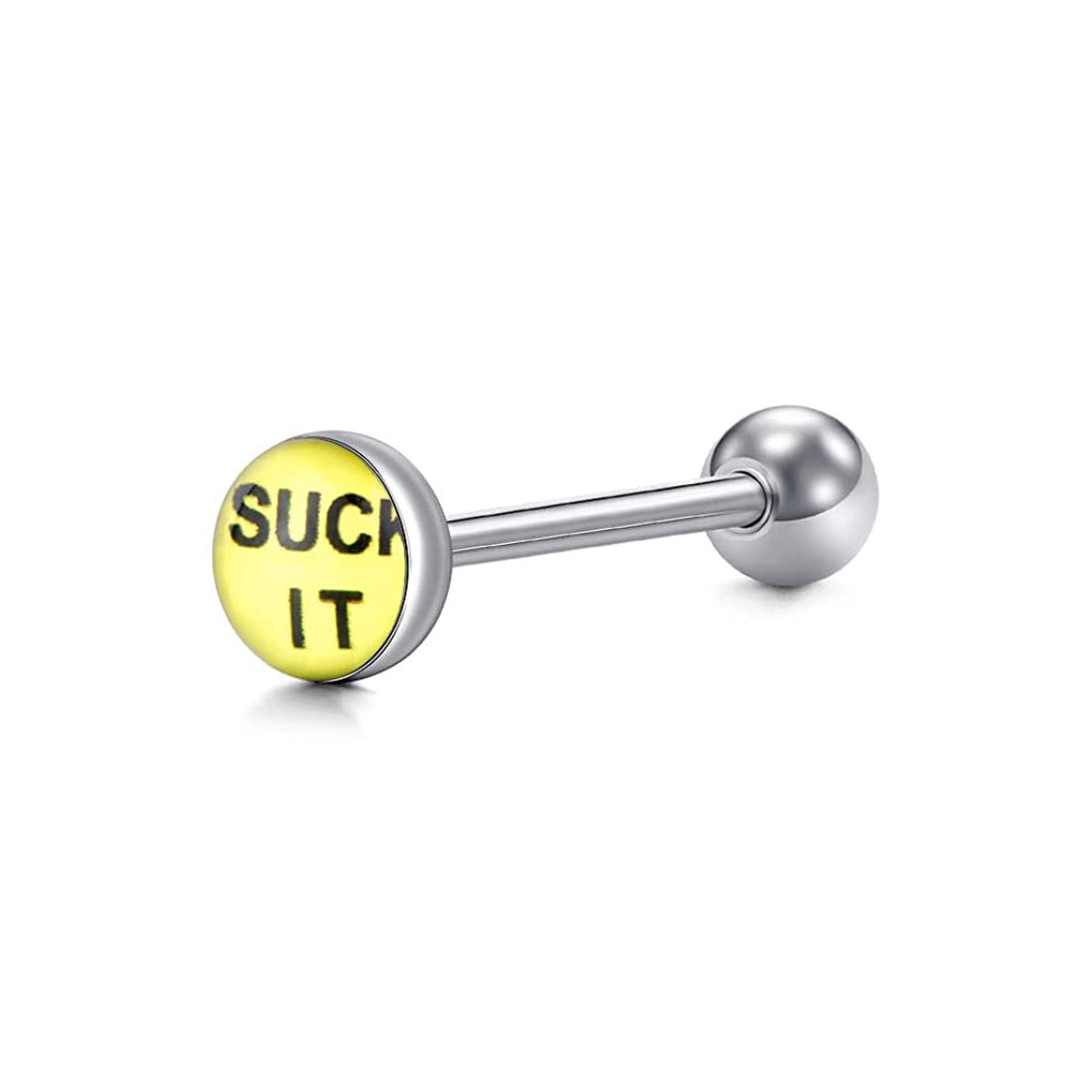 Tongue Jewelry With Fun Messages