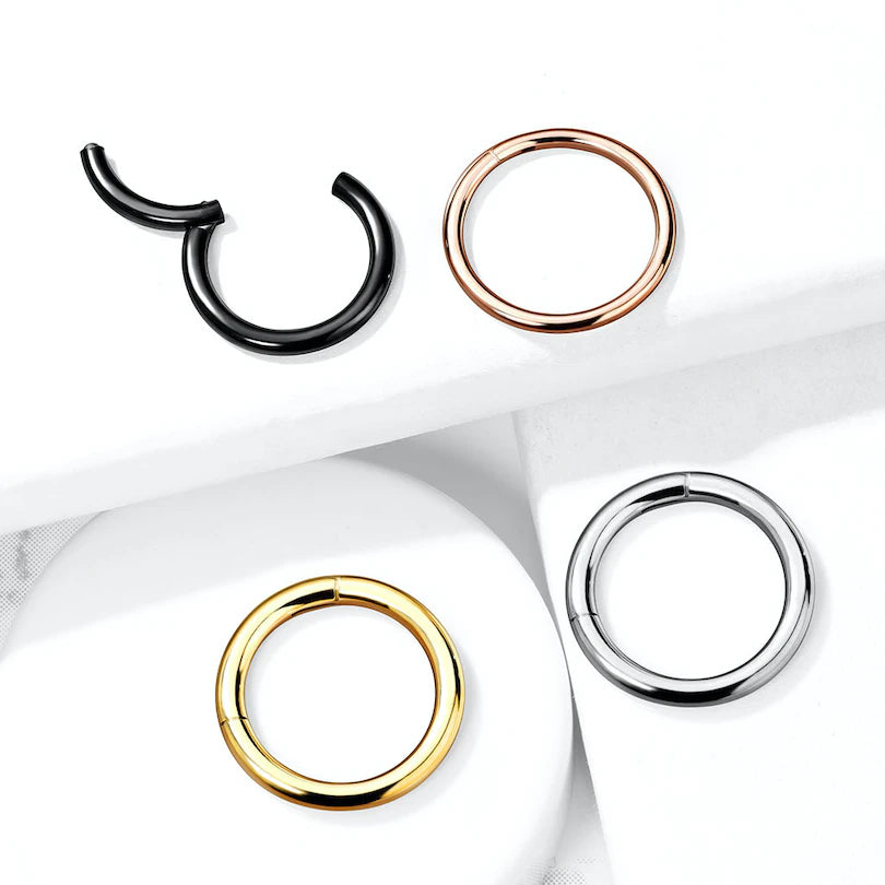 Argola Articulada em Titânio Grau Implante (Clicker)