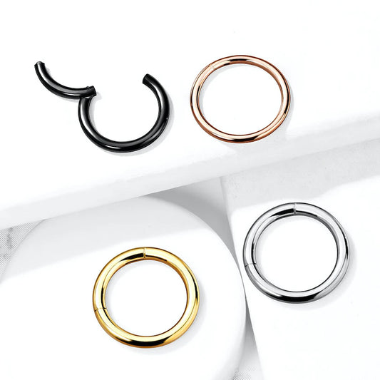 Argola Articulada em Titânio Grau Implante (Clicker)