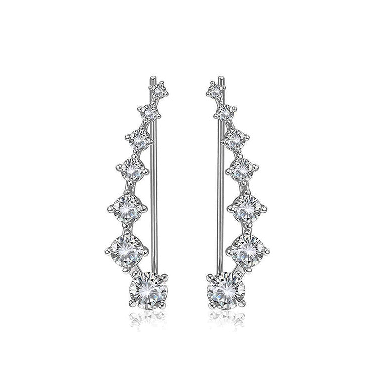 Ear Jewelry with Stones in Zirconia